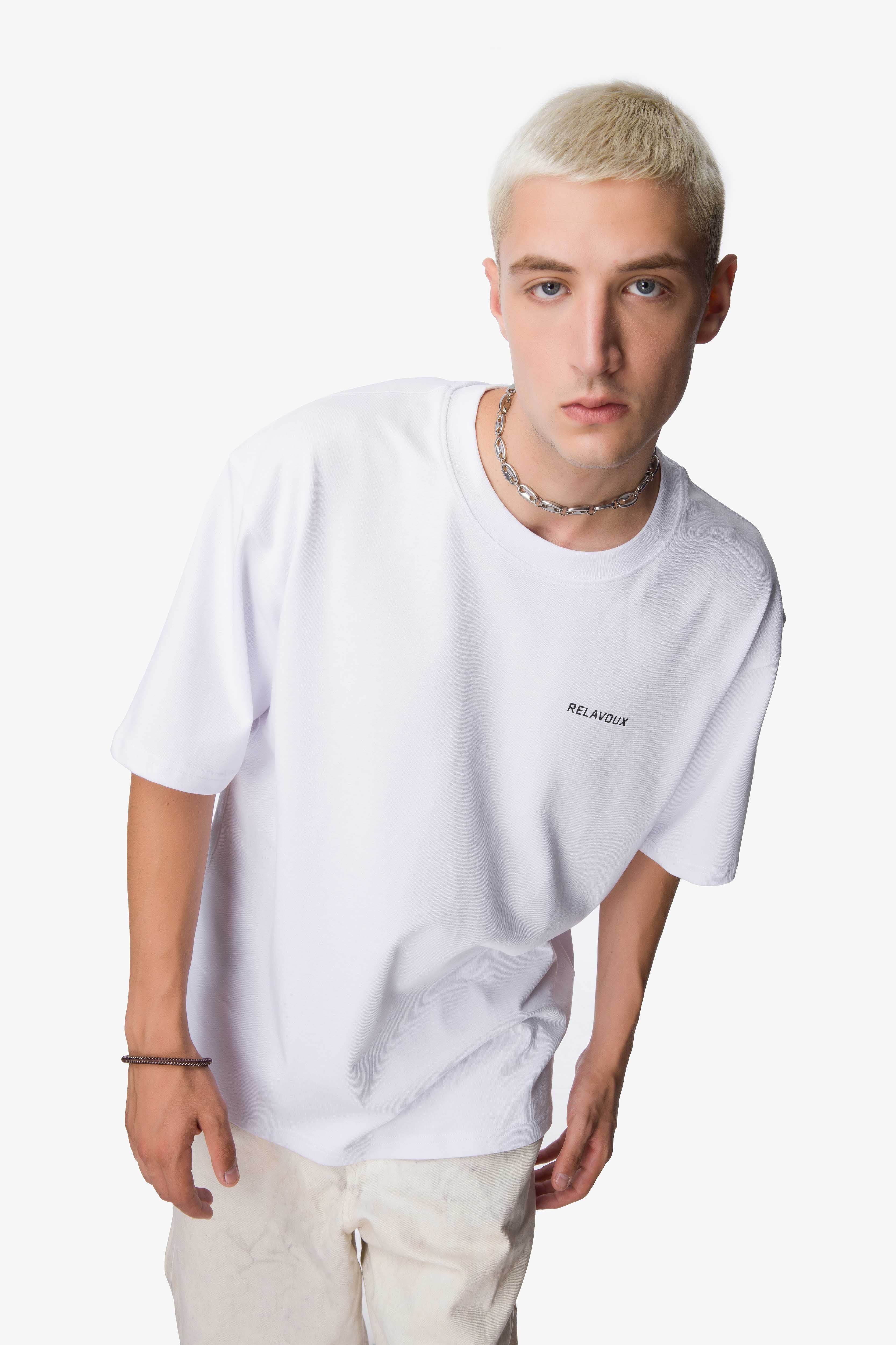 White Oversized Tee